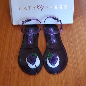 NIB Katy Perry Geli Grape Sandals 8